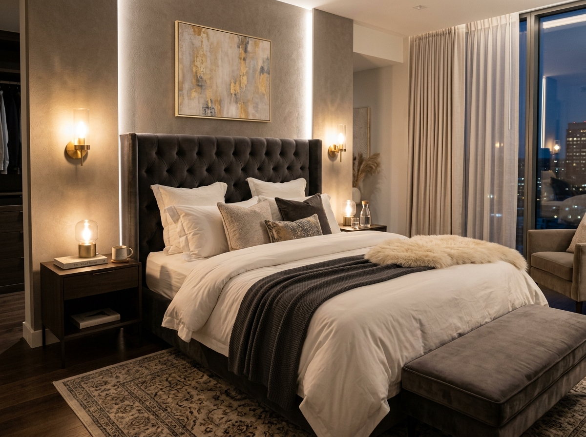Cama matrimonial de lujo
